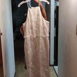 David's Bridal White lace wedding dress